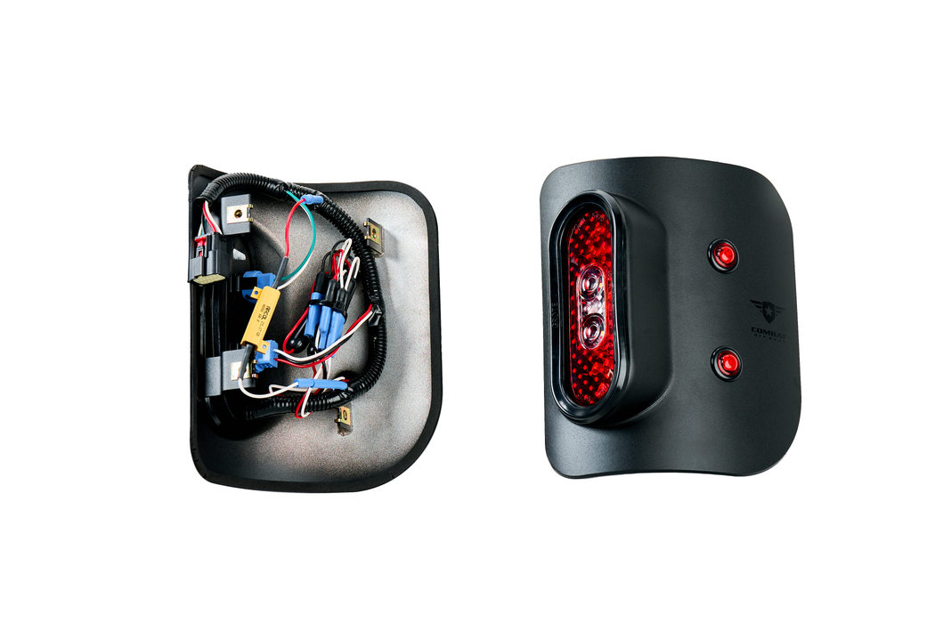 Combat Off Road Tail Gunner LED Tail Lights - Black | Jeep Gladiator JT (20-26) | P/N 35-1050