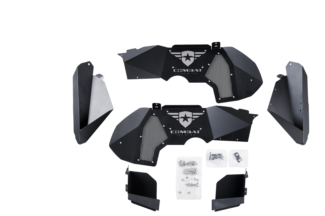 Combat Off Road Aluminum Inner Fender Liners - Front Pair | Jeep JT Gladiator (20-26) | P/N 35-1066