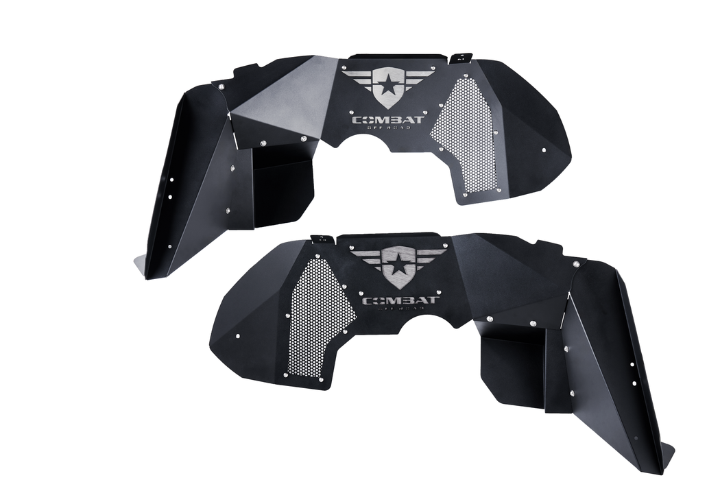 Combat Off Road Aluminum Inner Fender Liners - Front Pair | Jeep JT Gladiator (20-26) | P/N 35-1066