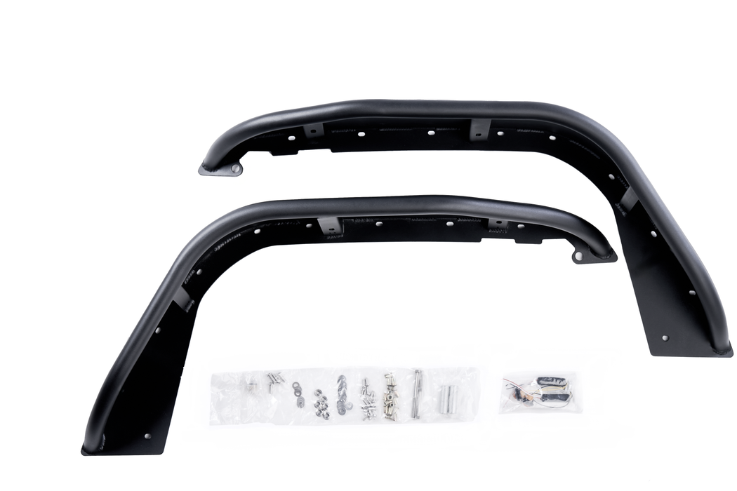 Combat Off Road Black Aluminum Fenders - Front Pair | Jeep JT Gladiator (20-26) | P/N 35-1076