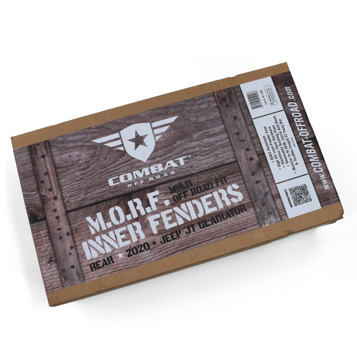 Combat Off Road M.O.R.F. Inner Fender Liners - Rear Pair | Jeep JT (20-26) | P/N 35-1089