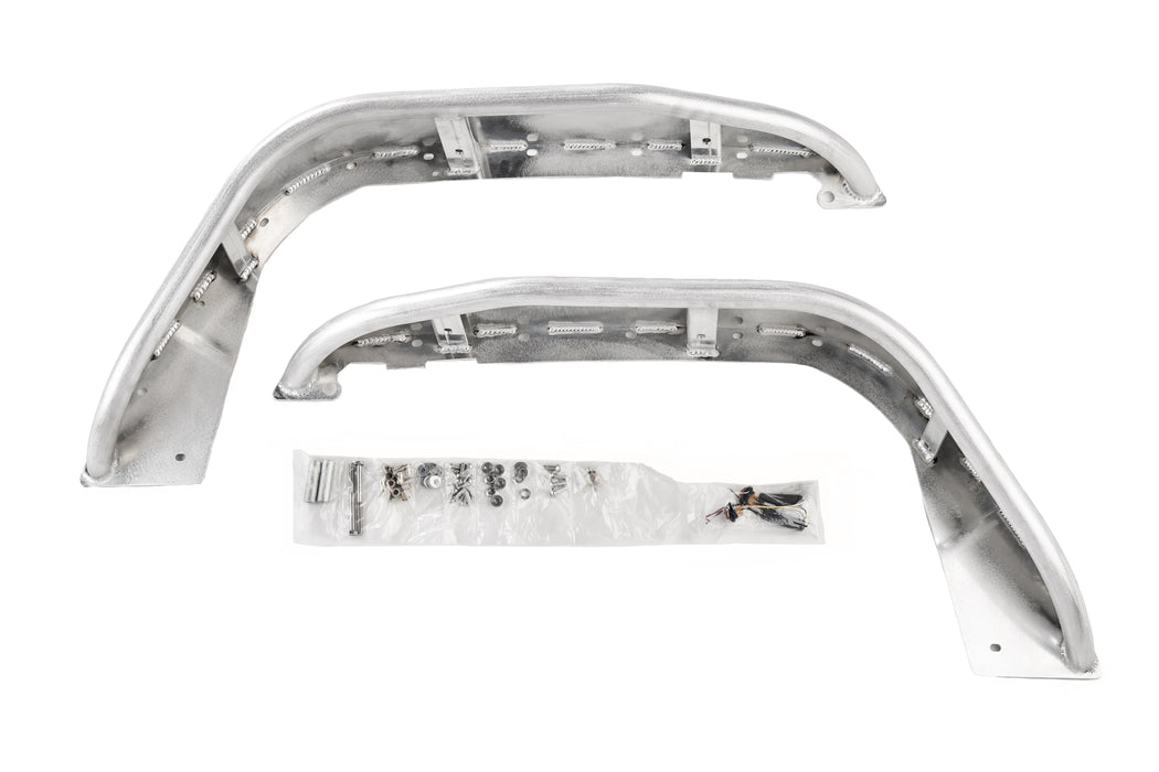 Combat Off Road Full Assault Aluminum Fender Kit - Raw - Front | Jeep Gladiator JT (20-26) | P/N 35-1176