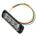 ORACLE 4 LED Dual Color Slim Strobe, Amber/White
