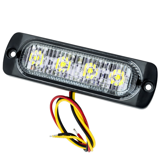 ORACLE 6 LED Dual Color Slim Strobe, Amber/White
