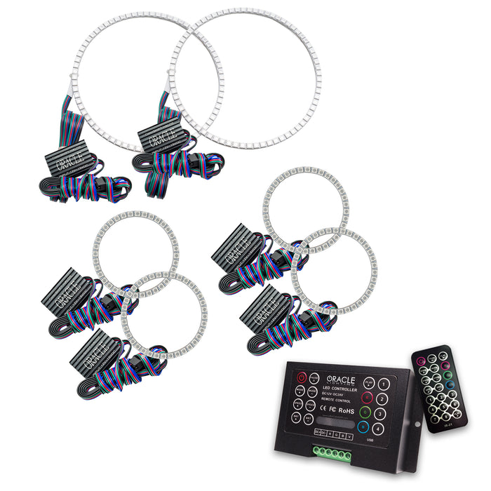 ORACLE 2001-2004 Nissan Frontier Headlight Triple Halo - ColorSHIFT - with 2.0 Controller