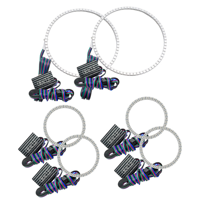ORACLE 2001-2004 Nissan Frontier Headlight Triple Halo - ColorSHIFT - with No Controller