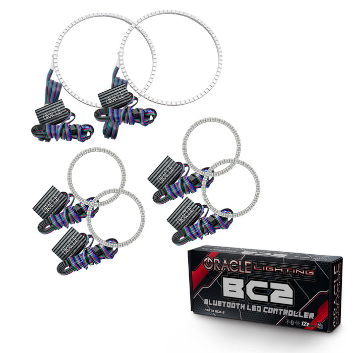 ORACLE 2001-2004 Nissan Frontier Headlight Triple Halo - ColorSHIFT - with BC2 Controller