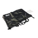 Half Door Window Storage Bag, 4 Compartment, Black