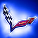 ORACLE 2015-2019 Chevrolet Corvette C7 Illuminated LED Rear Emblem - Blue