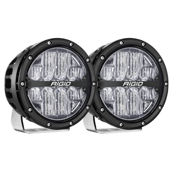 RIGID Industries 36411 360-SERIES 6" OFF-ROAD LAMP, DRIVE BEAM, RGBW BACKLIGHT, SET/2