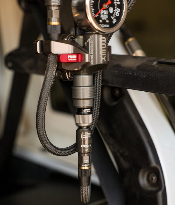 APEX Designs Compact Quick Coupler to APEX Male Swivel | P/N X02-11-013