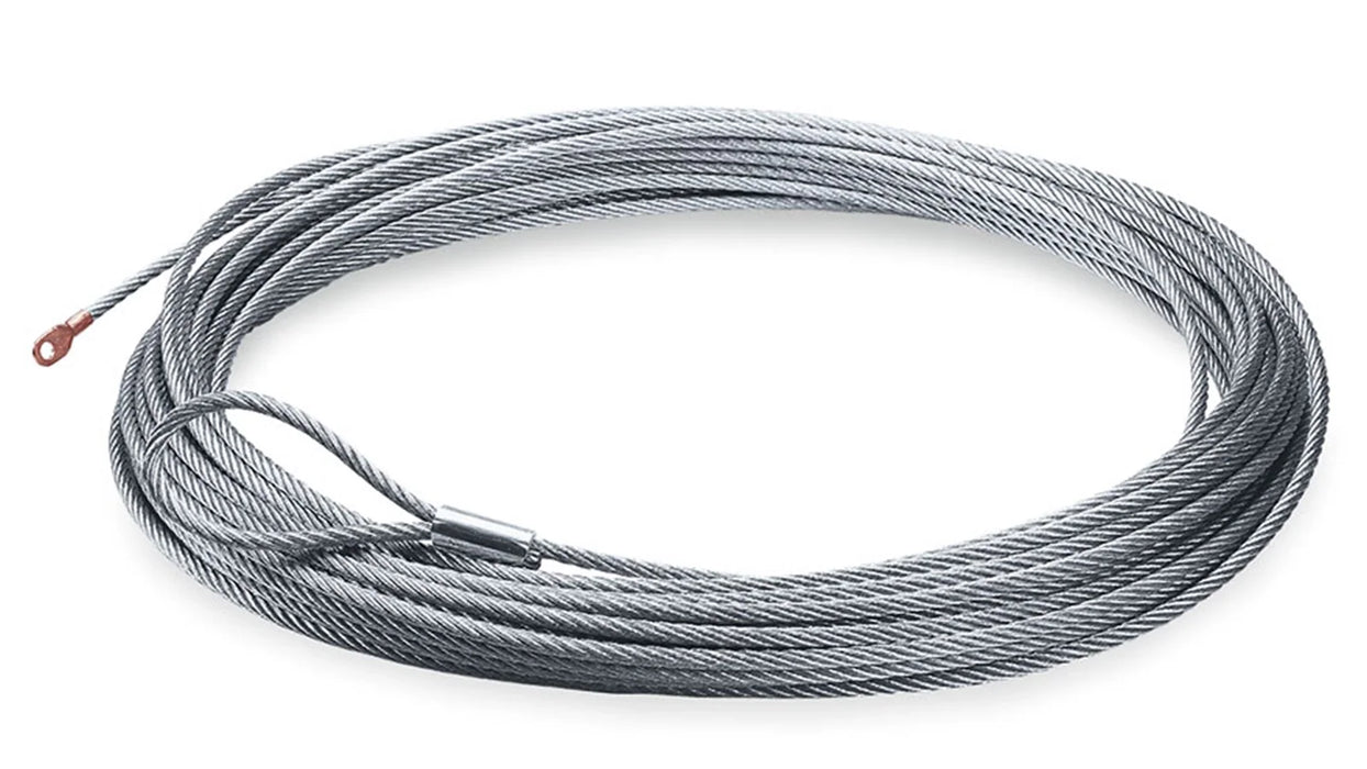WARN Replacement Steel Winch Rope, 5/16 in x 100 ft