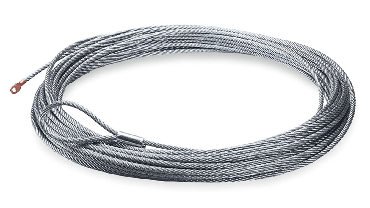 WARN Replacement Steel Winch Rope, 3/8 in x 125 ft