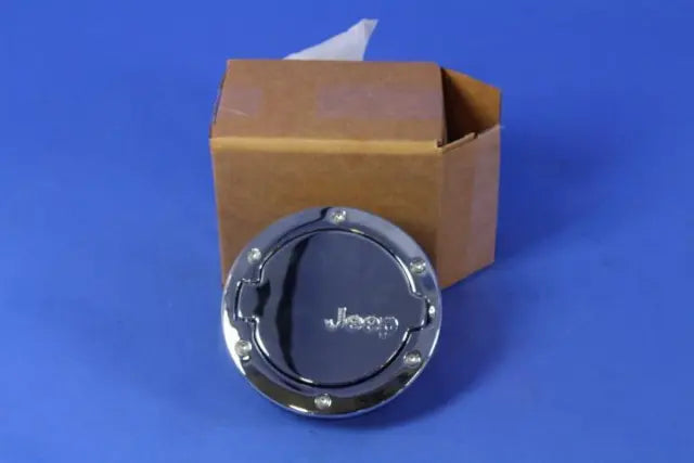 Jeep Wrangler 4-Door Fuel Filler Door, Chrome