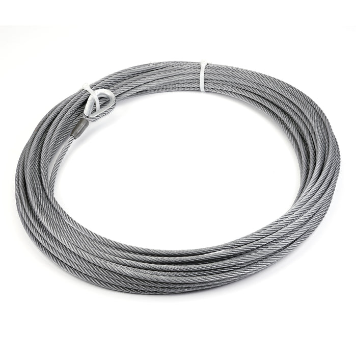 Warn 38876 WIRE ROPE ASSEMBLY 3/8 Inch Diameter x 125 Foot Length