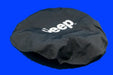 Spare Tire Cover for 225/75R16, White Jeep Logo, Denim