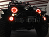 ORACLE Surface Mount LED Headlight Halo Kit, Amber, Jeep Wrangler (2007-2017), view 6