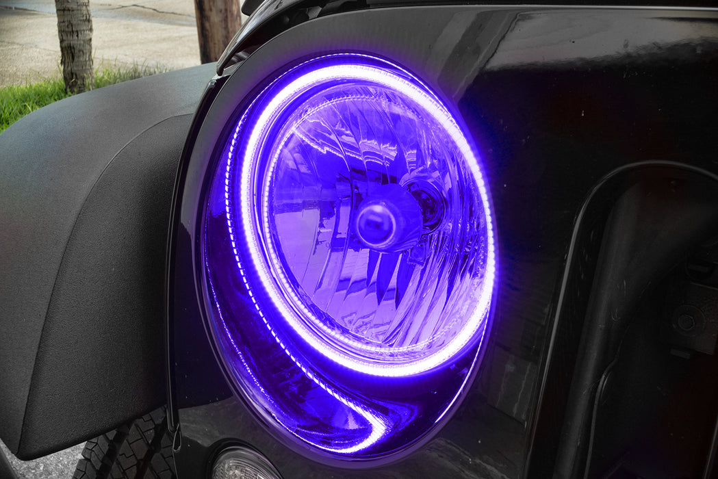 ORACLE SMD Headlight Halo, ColorSHIFT, with BC2 Controller, Jeep Wrangler (2007-2017), view 5