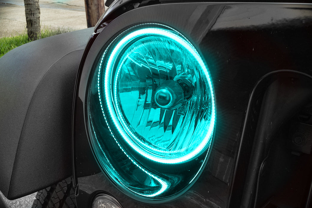 ORACLE SMD Headlight Halo, ColorSHIFT, with BC2 Controller, Jeep Wrangler (2007-2017), view 7