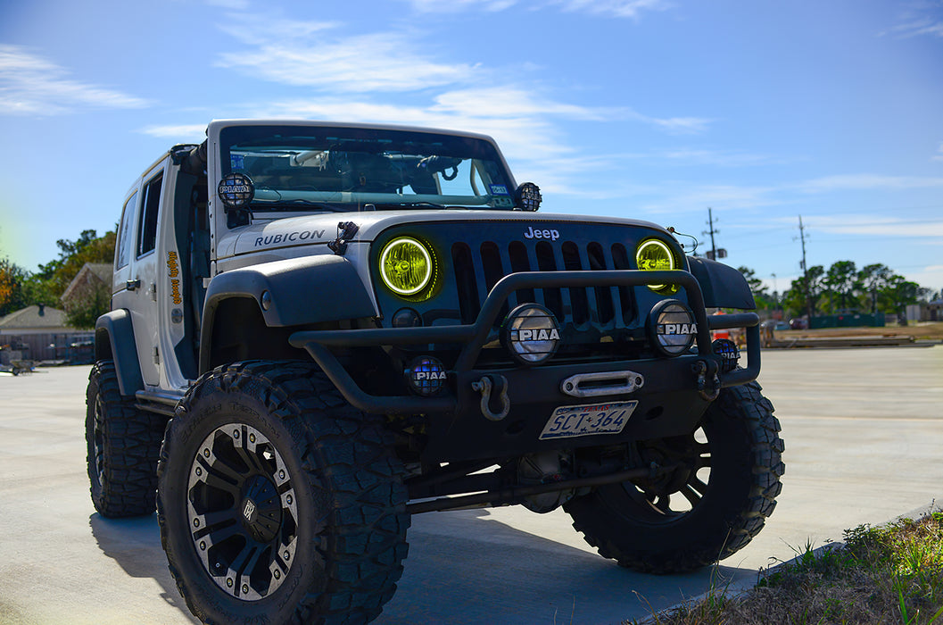 ORACLE SMD Headlight Halo, ColorSHIFT, with BC2 Controller, Jeep Wrangler (2007-2017), view 3