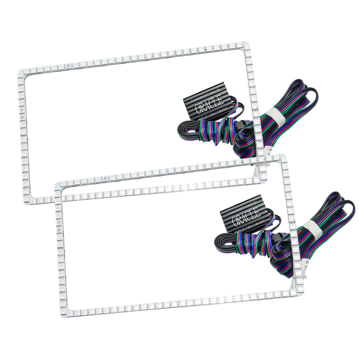 ORACLE 1994-2001 Dodge Ram LED Headlight Halo Kit - ColorSHIFT - with No Controller