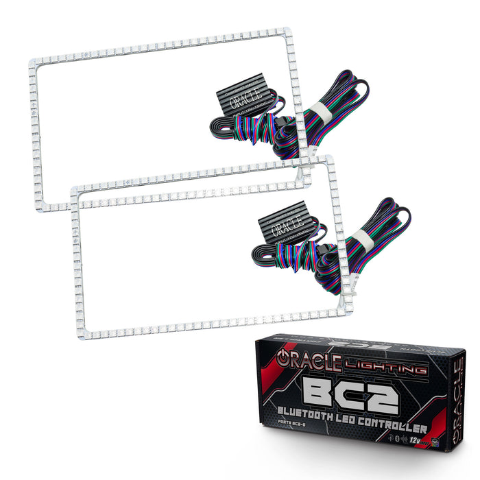 ORACLE 1994-2001 Dodge Ram LED Headlight Halo Kit - ColorSHIFT - with BC2 Controller