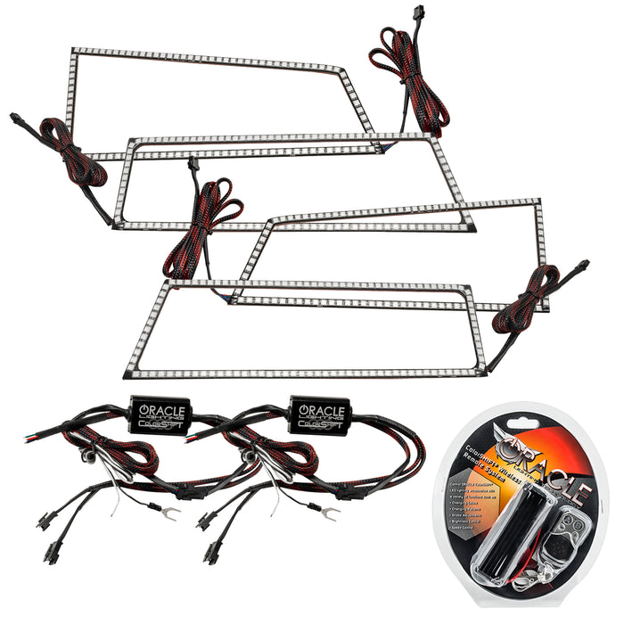 ORACLE 2003-2006 Chevrolet Silverado ColorSHIFT Square Headlight Halo Kit