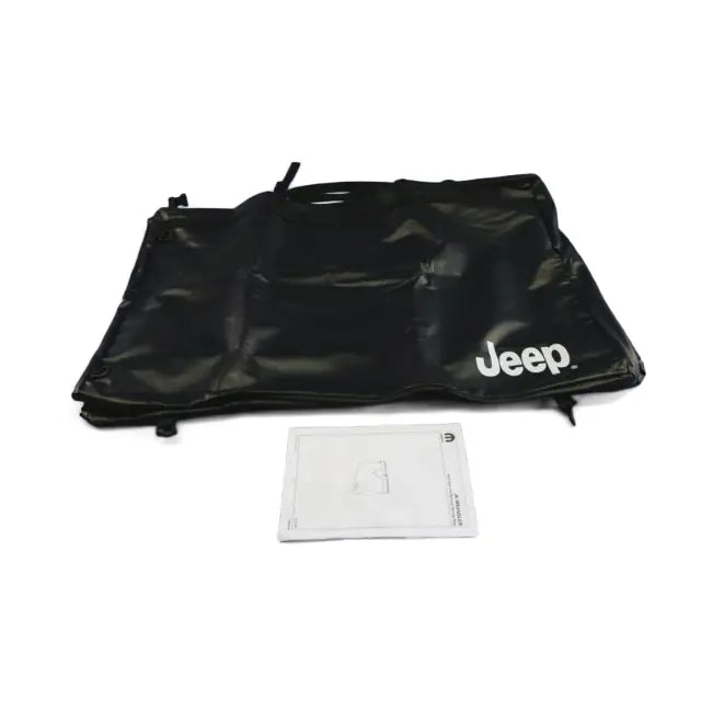 Half Door Window Storage Bag, 4 Compartment, Black
