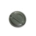 Jeep Wrangler JL Cast Aluminum Fuel Door, Black, Grille Logo
