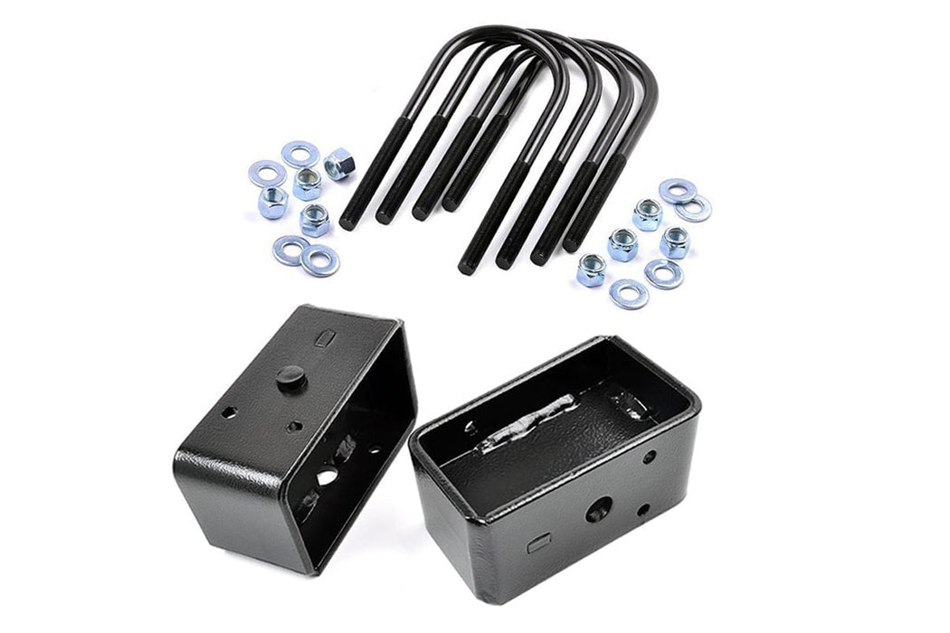 Rough Country 3in Block &amp; U-Bolt Kit | Ford Ranger 2WD/4WD (1983-1997)