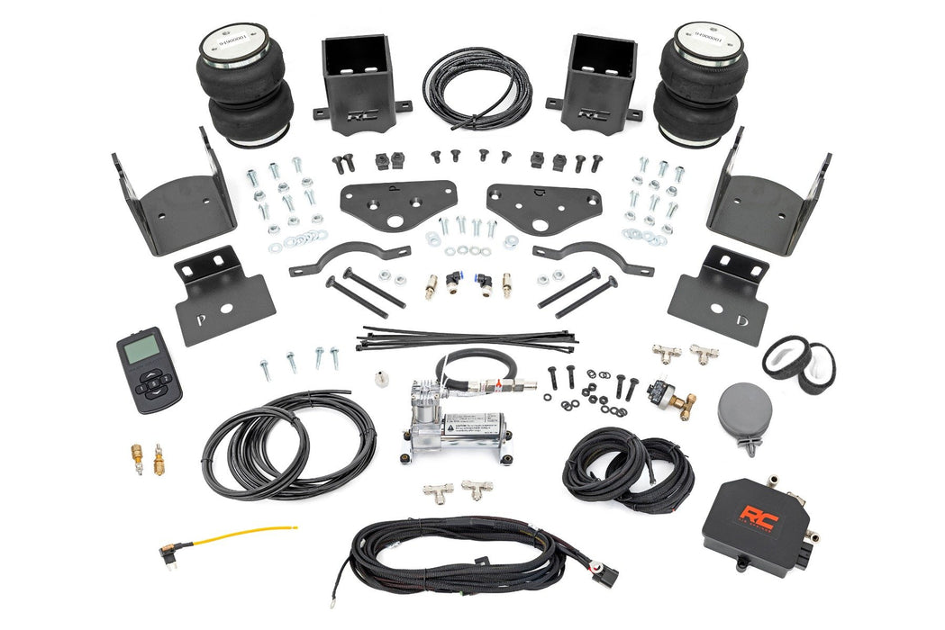 Rough Country Air Spring Kit w/compressor - Wireless Controller | Ford F-250/F-350 Super Duty (17-22)