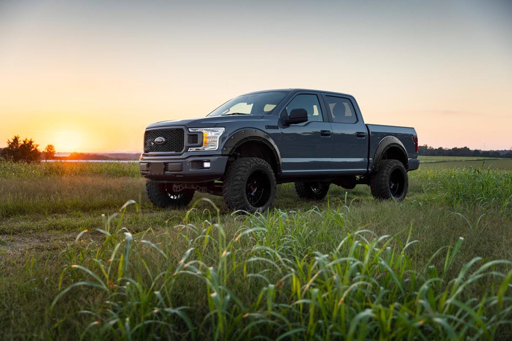 Rough Country Fender Flares - Defender - UM Agate Black | Ford F-150 2WD/4WD (2015-2020)