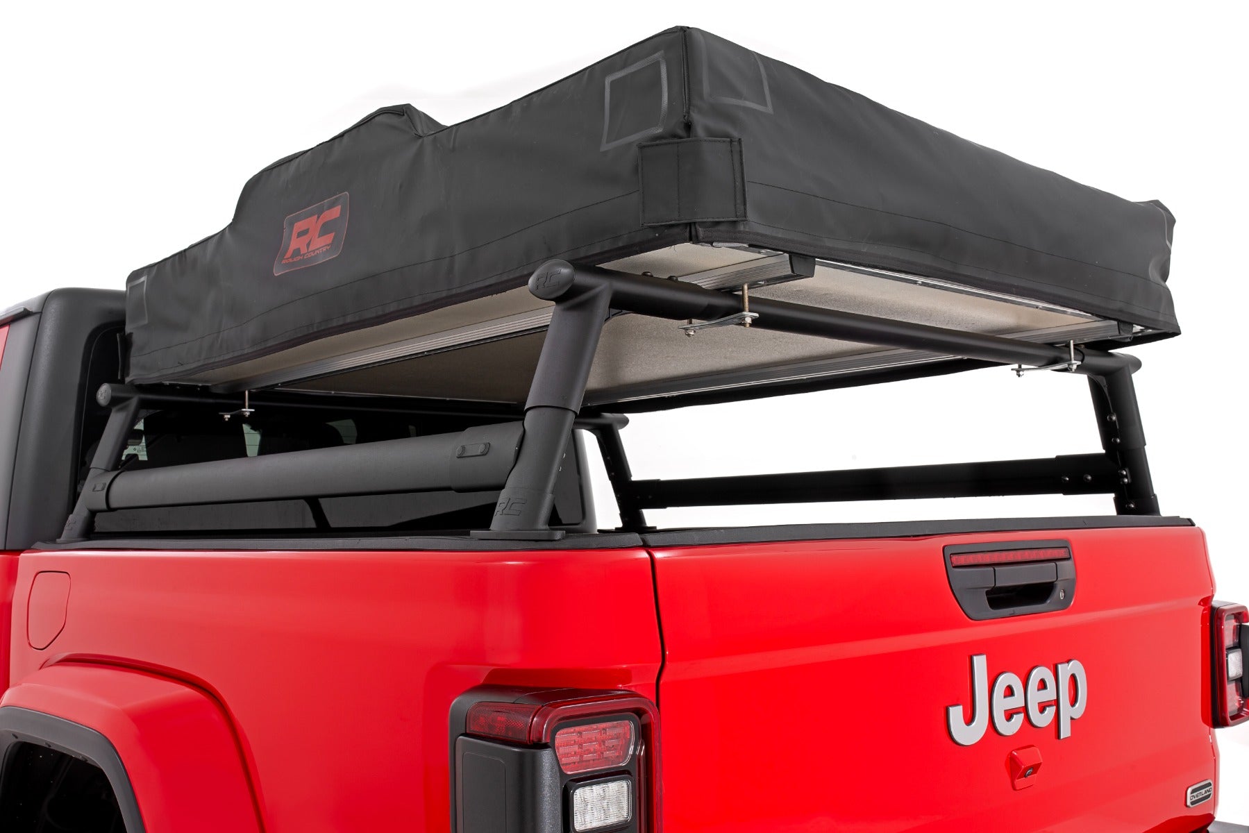 Rough Country Bed Rack - Half Rack - Aluminum - Jeep Gladiator JT 4WD (2020-2024)
