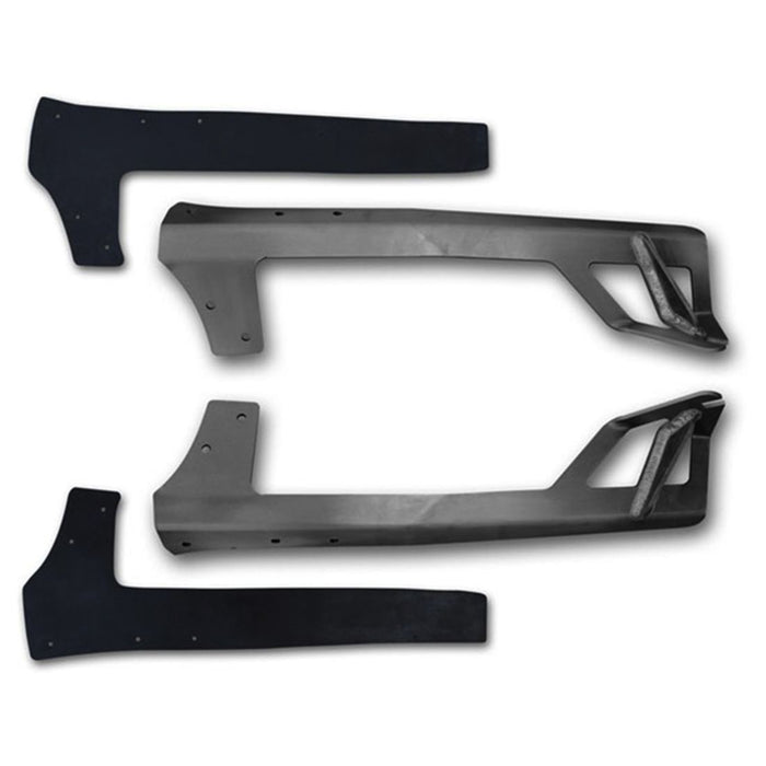 RIGID **Discontinued**07-15 Jeep JK Brow Light Mount E-Series Pro | Black