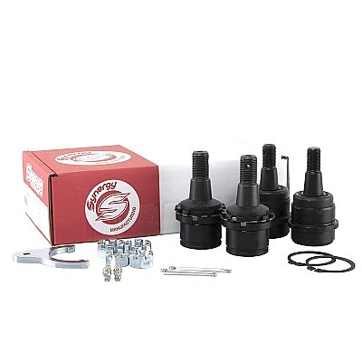 Synergy Dodge Ram 03-13 HD Non-Knurled Adjustable Ball Joint Kit 1500 / 2500 / 3500 4X4