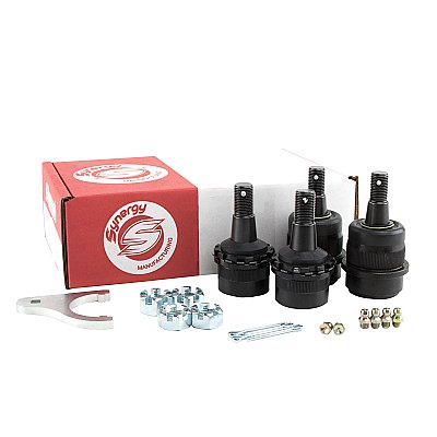 Synergy Jeep HD Non-Knurled Adjustable Ball Joint Kit