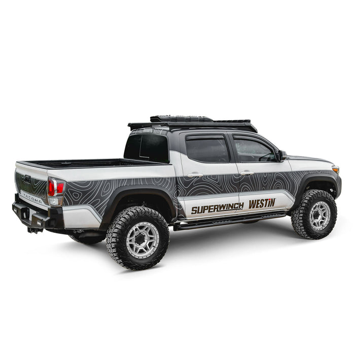 Westin XTS Rock Slider | Textured Black | Toyota Tacoma (2005-2023) | P/N 42-14205, view 8