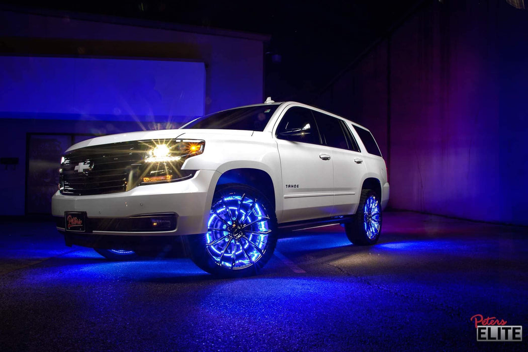 ORACLE LED Illuminated Wheel Rings, ColorSHIFT®, 15in. with No Remote, view 4