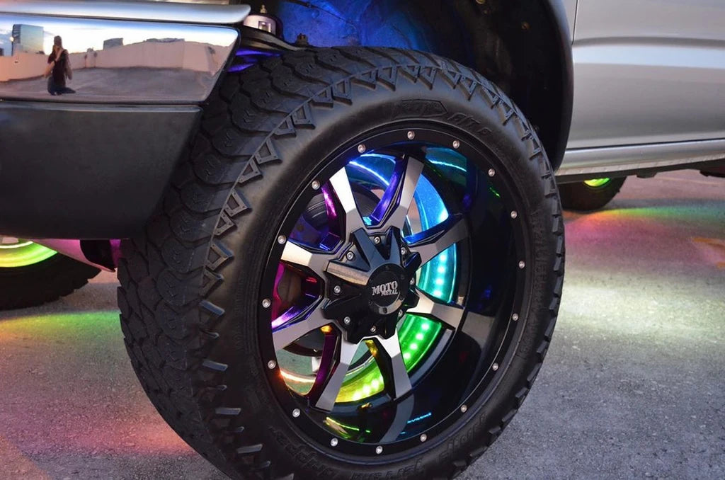 ORACLE LED Illuminated Wheel Rings, Dynamic ColorSHIFT®, view 2