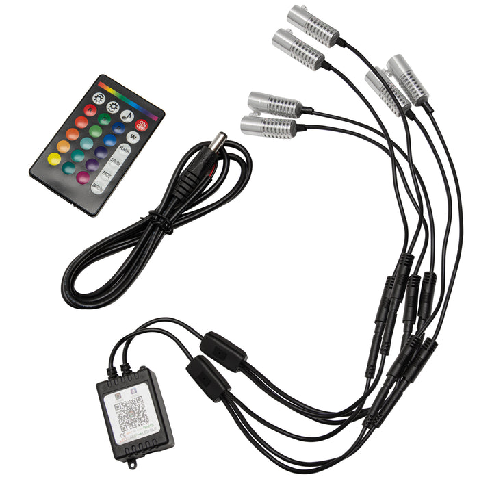 ORACLE Fiber Optic LED Light Head, ColorSHIFT® (6PCS)