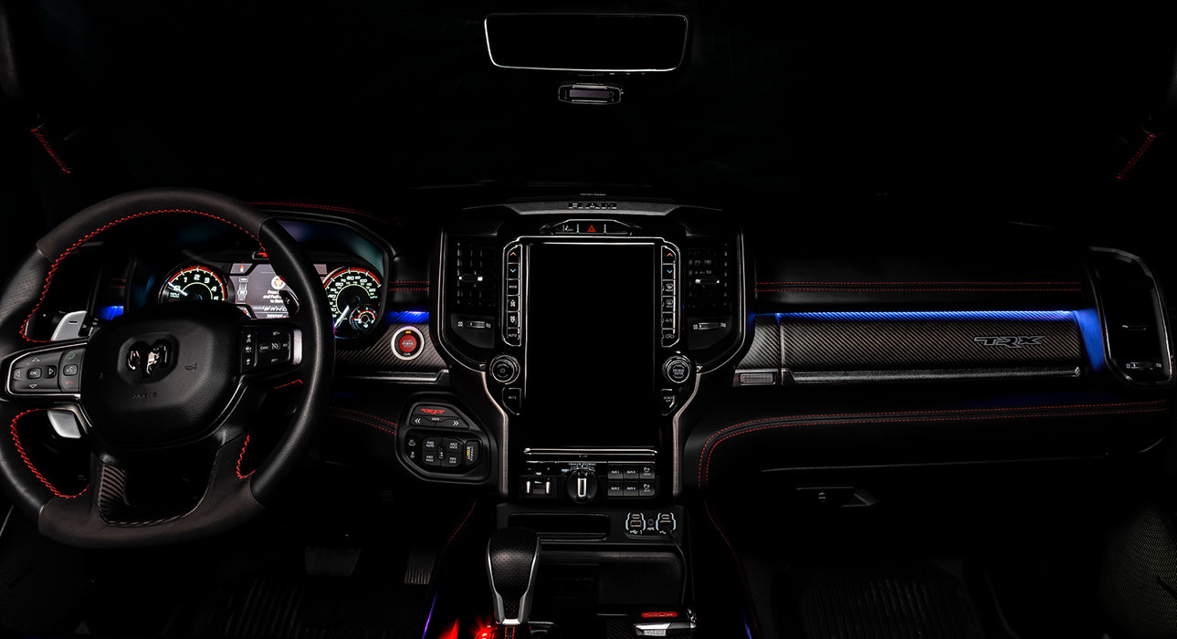 ORACLE Interior Ambient Lighting ColorSHIFT RGB Conversion Kit, RAM Dash (2019-2024), view 3