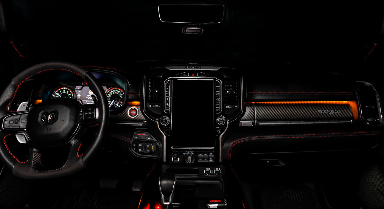 ORACLE Interior Ambient Lighting ColorSHIFT RGB Conversion Kit, RAM Dash (2019-2024), view 6