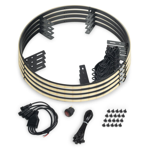ORACLE LED Illuminated Wheel Rings, 16.5" PLASMA White