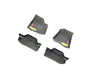 Jeep Wrangler JL 2-Door All-Weather Floor Mats, Black