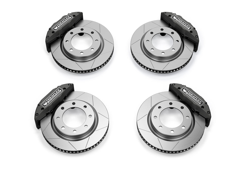 TeraFlex Delta Brake System Front & Rear 8x6.5 Inch | Jeep Wrangler JK / Gladiator JT (2007-2021)