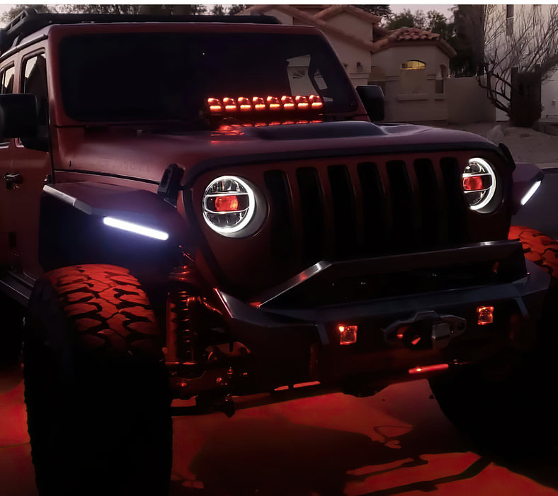 ORACLE ColorSHIFT® Projector Illumination Kit, Jeep Wrangler JL/Gladiator JT (2018+), view 4