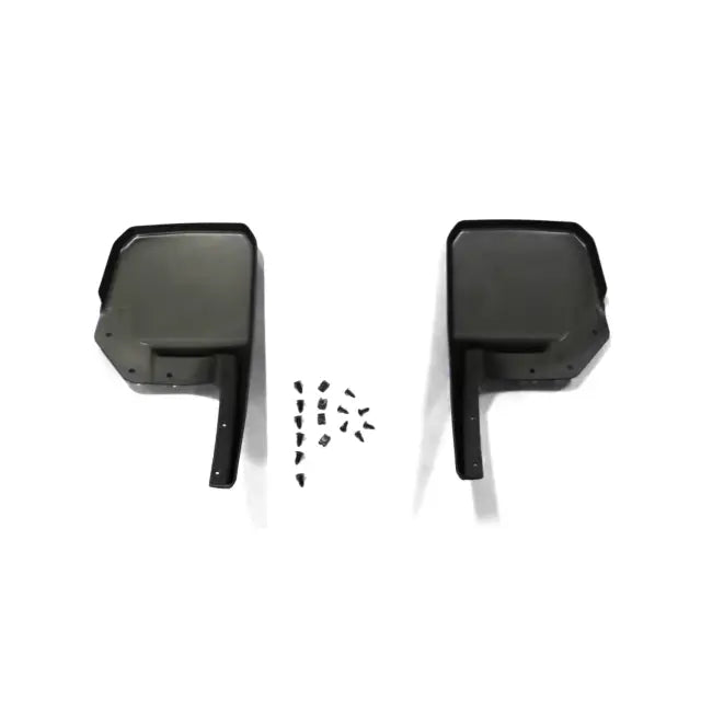 Molded Splash Guards, Front, Black with Jeep Logo