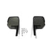Molded Splash Guards, Front, Black with Jeep Logo