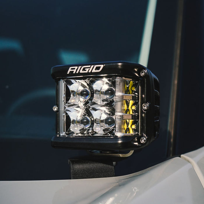 RIGID Ford Bronco Sport (21+) D-SS Flood A-Pillar Light Kit | Black