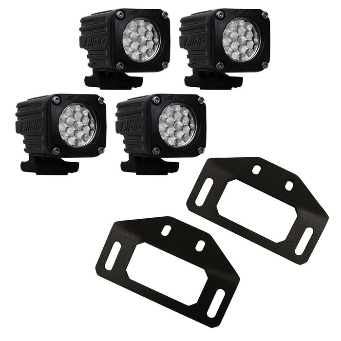 RIGID Ford Bronco Sport (21+) Overland Roof Rack Ignit Light Kit | Black